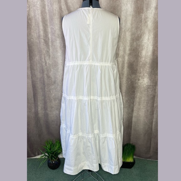 Madewell White Cattail Tiered Dress NWT Size 3X Sold Out on Website - Picture 5 of 17